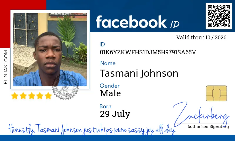 Facebook ID Card