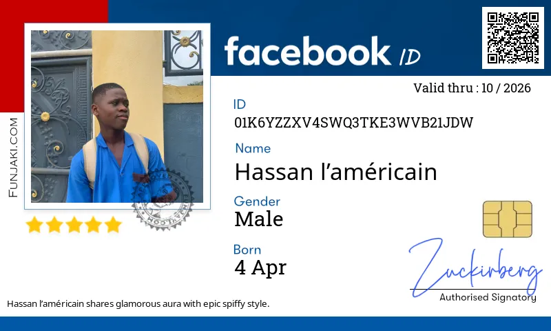 Facebook ID Card