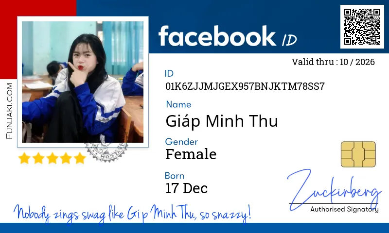 Facebook ID Card