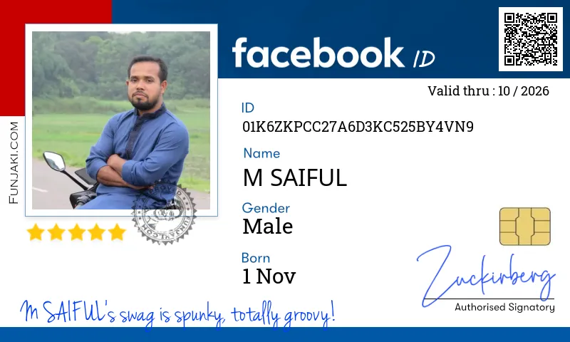 Facebook ID Card