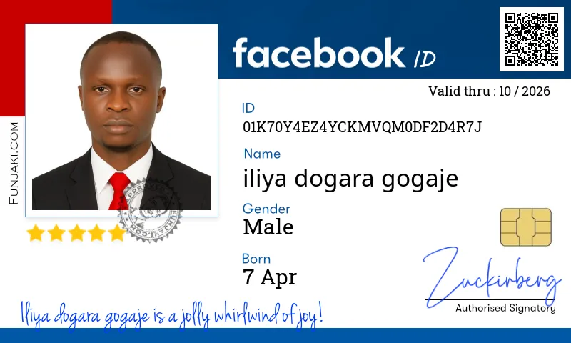 Facebook ID Card