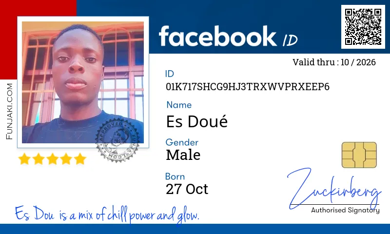 Facebook ID Card