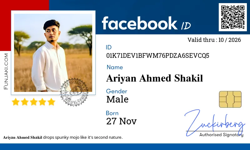 Facebook ID Card