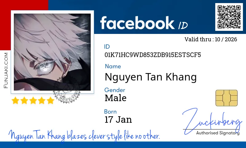 Facebook ID Card