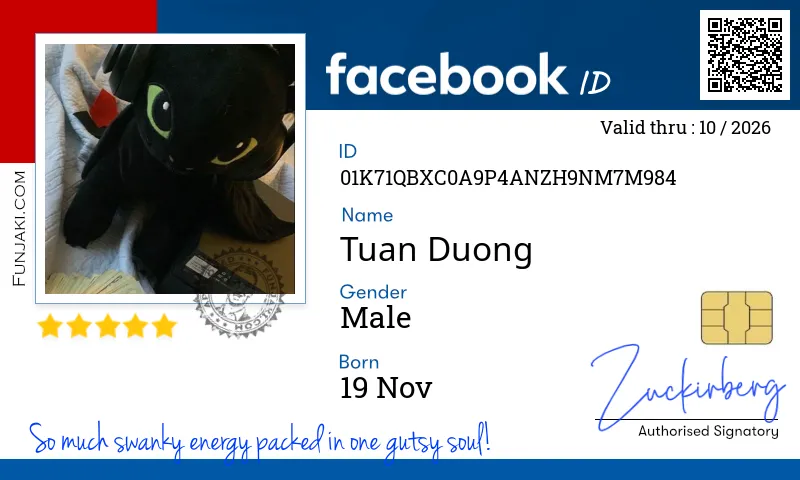 Facebook ID Card