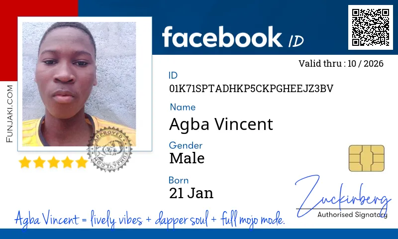 Facebook ID Card