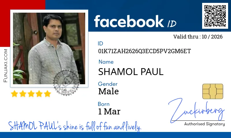 Facebook ID Card