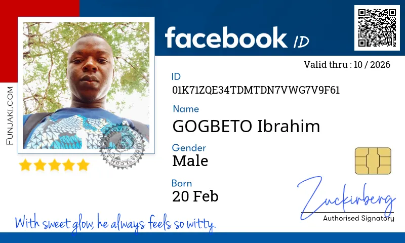 Facebook ID Card