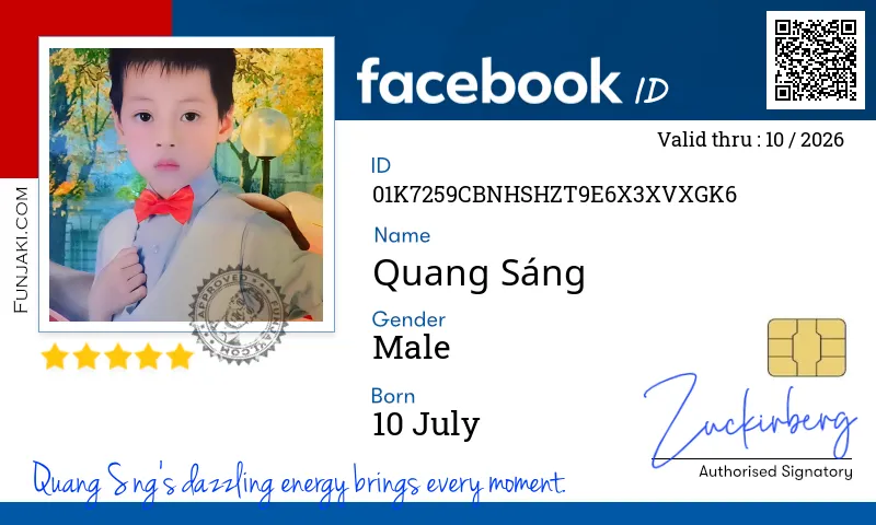 Facebook ID Card