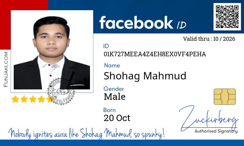 Facebook ID Card