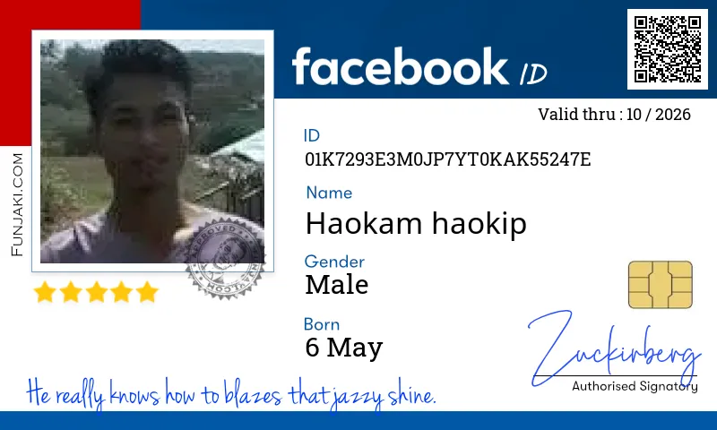 Facebook ID Card