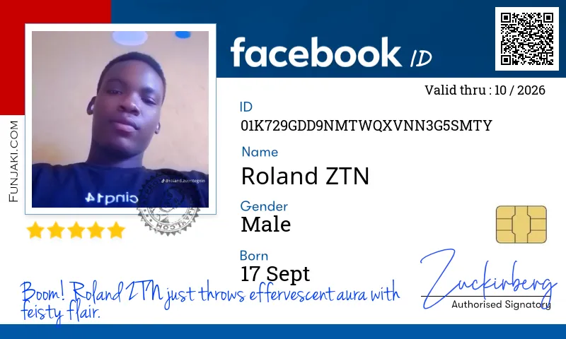 Facebook ID Card
