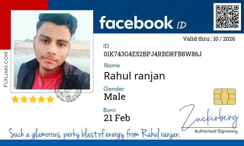 Facebook ID Card