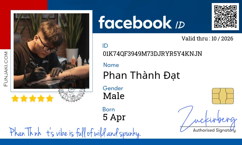 Facebook ID Card
