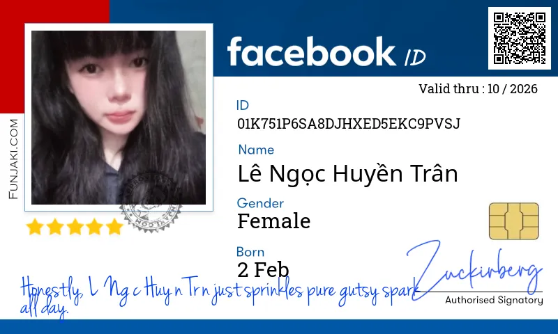 Facebook ID Card