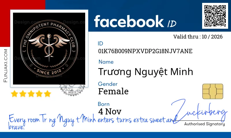 Facebook ID Card