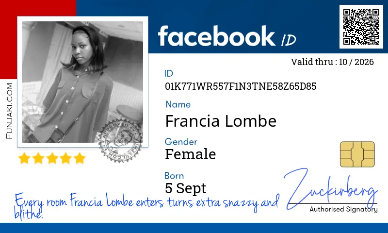 Facebook ID Card