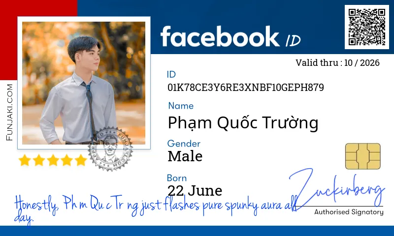 Facebook ID Card