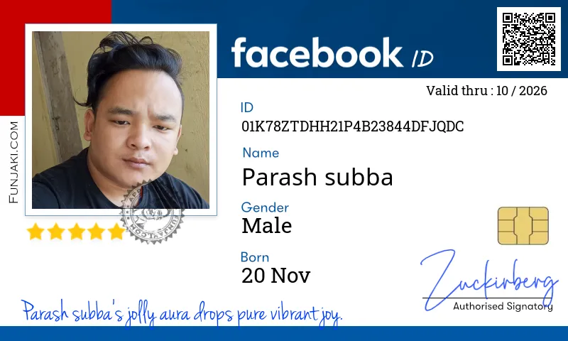Facebook ID Card