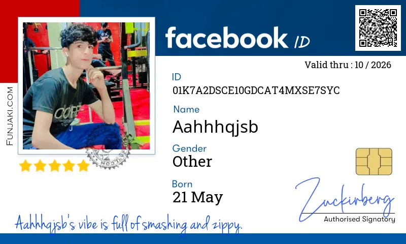 Facebook ID Card
