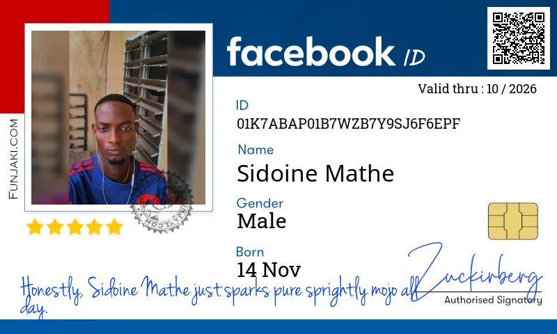 Facebook ID Card