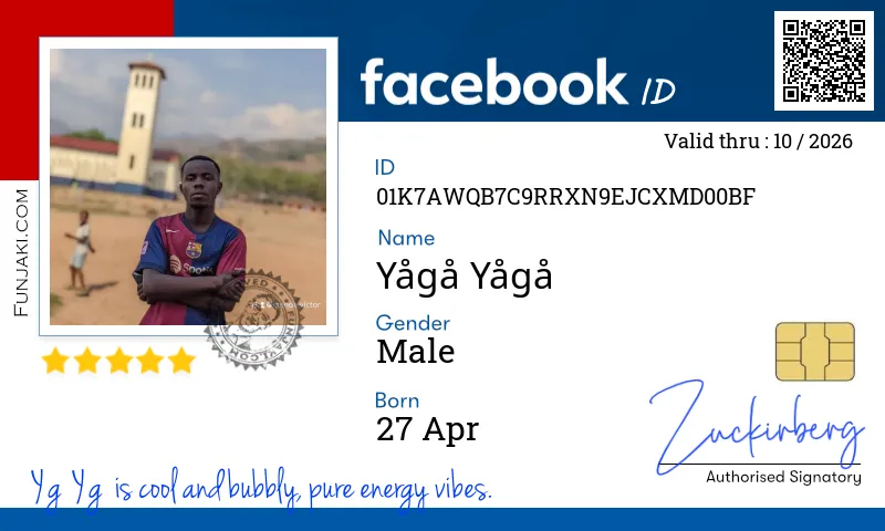 Facebook ID Card