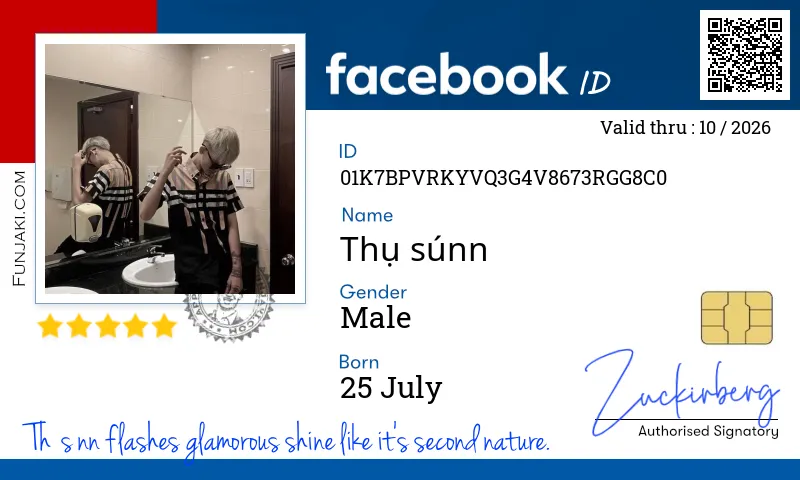 Facebook ID Card