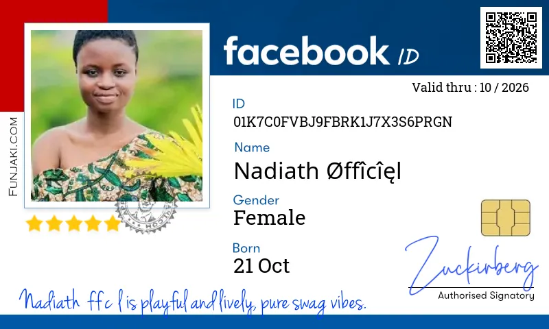 Facebook ID Card
