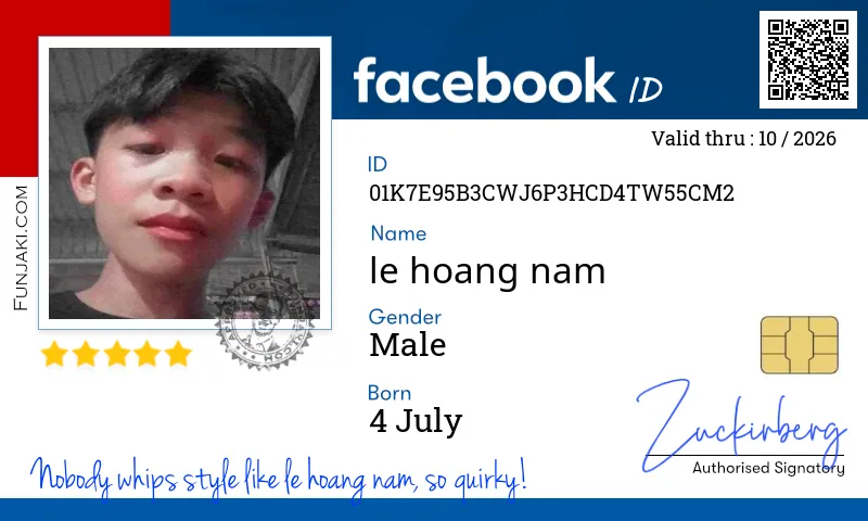 Facebook ID Card