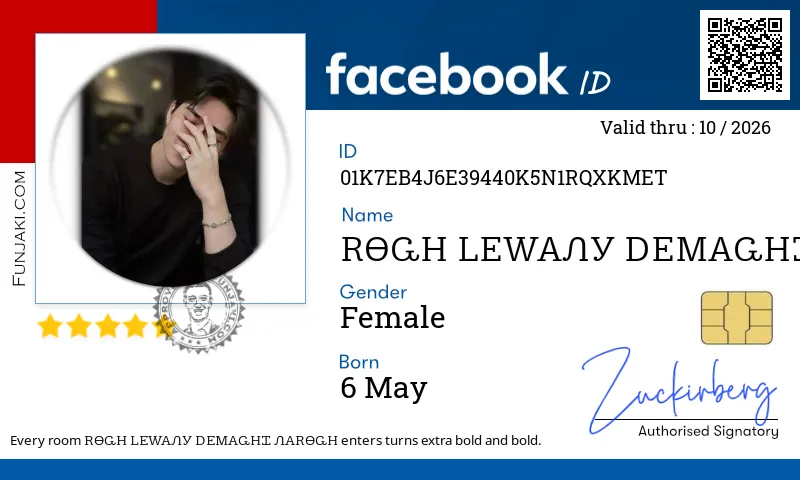 Facebook ID Card