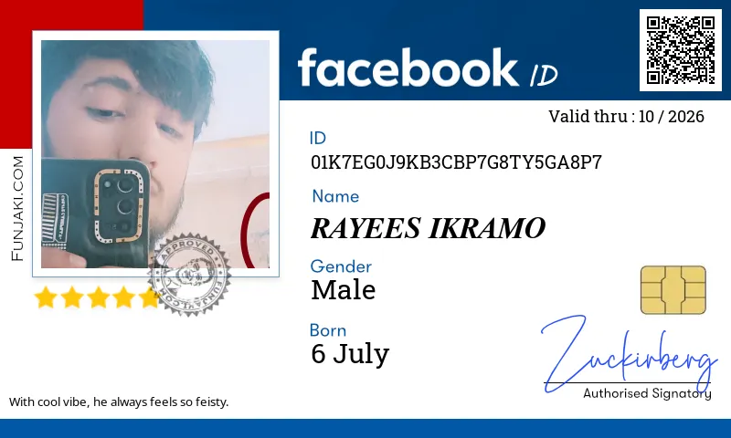 Facebook ID Card