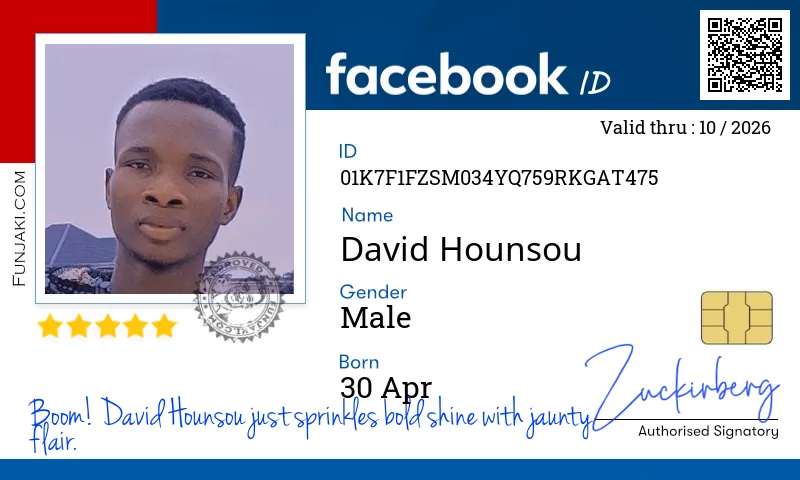 Facebook ID Card