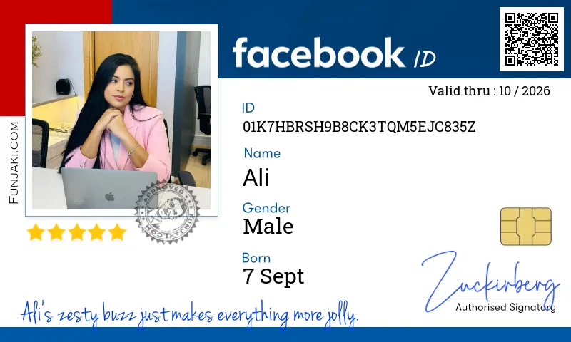 Facebook ID Card