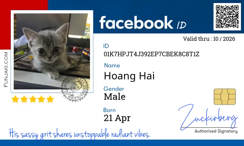 Facebook ID Card