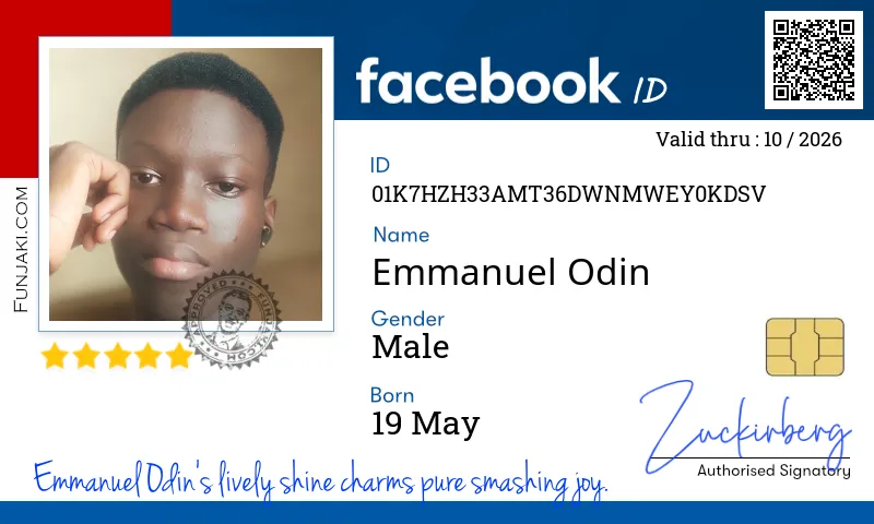 Facebook ID Card