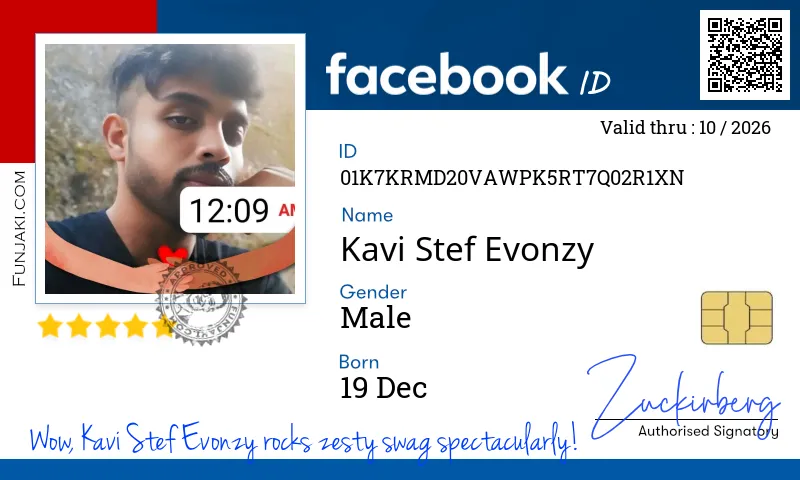 Facebook ID Card