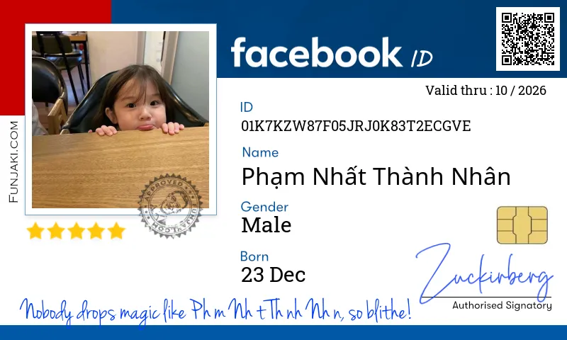 Facebook ID Card