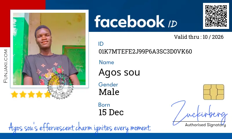 Facebook ID Card