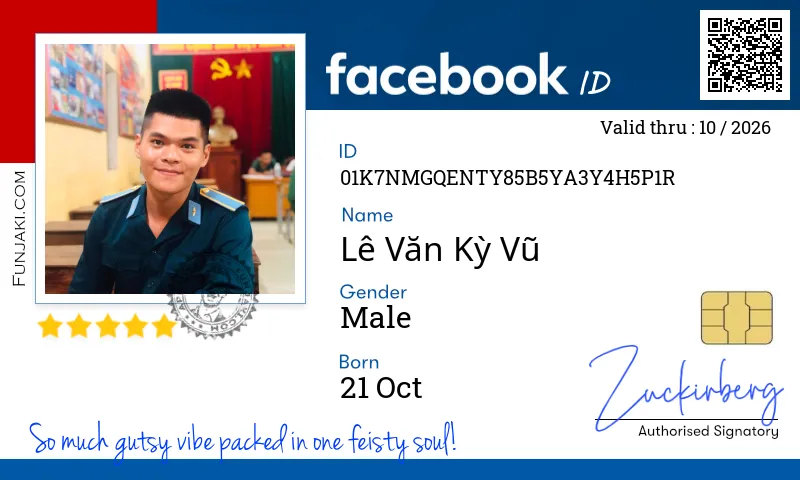 Facebook ID Card