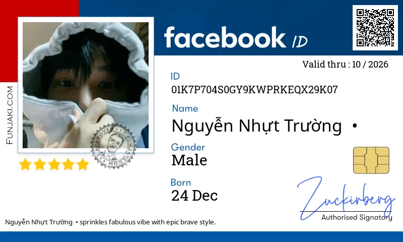 Facebook ID Card