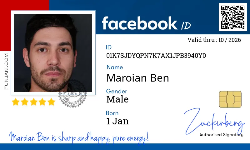Facebook ID Card