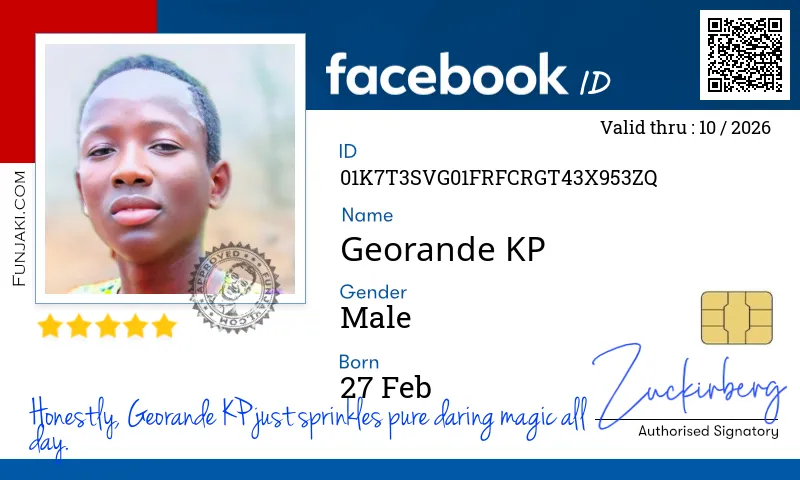 Facebook ID Card