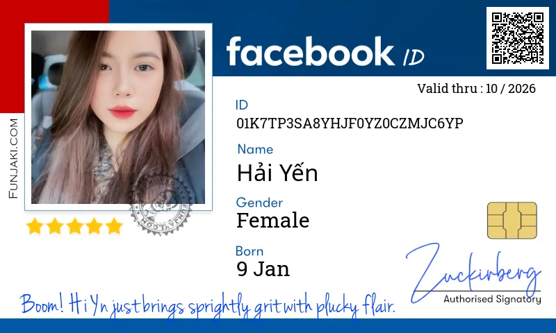 Facebook ID Card