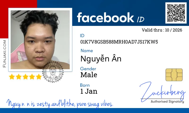 Facebook ID Card