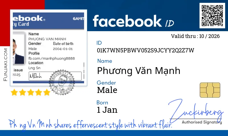 Facebook ID Card