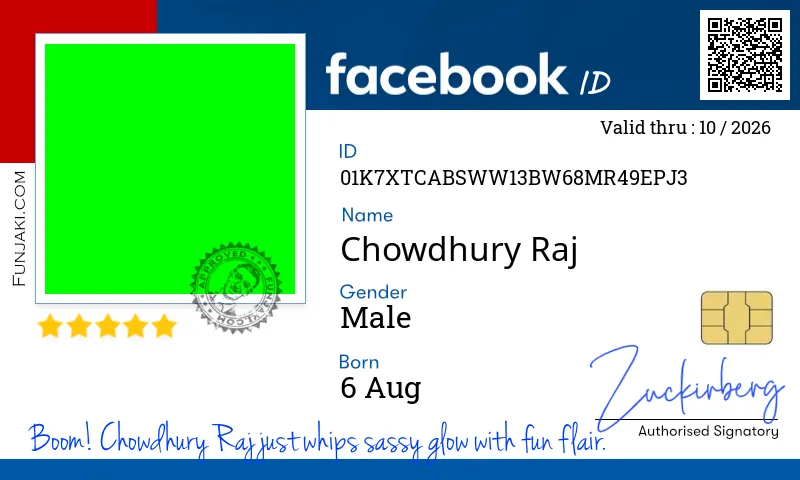 Facebook ID Card