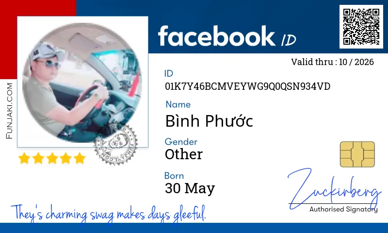 Facebook ID Card