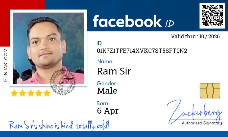 Facebook ID Card