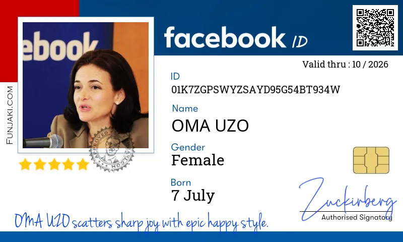 Facebook ID Card