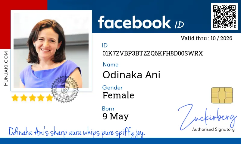 Facebook ID Card